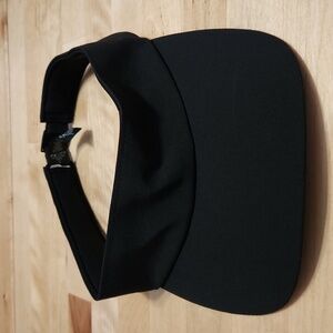 Lululemon Black Adjustable Visor